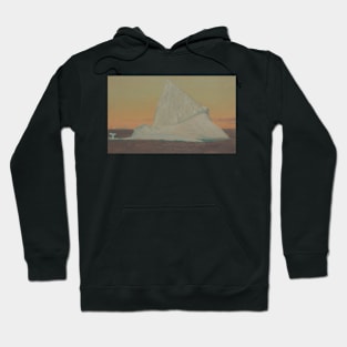 Iceberg and Ice Flower by Frederic Edwin Church Hoodie